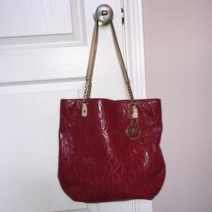 Michael Kors red purse